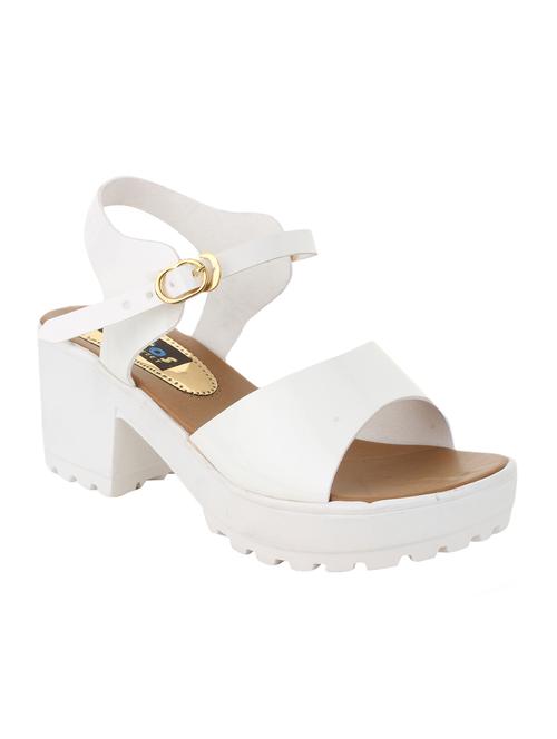 white ankle strap  sandal - 13163687 - Very Small Image - 1