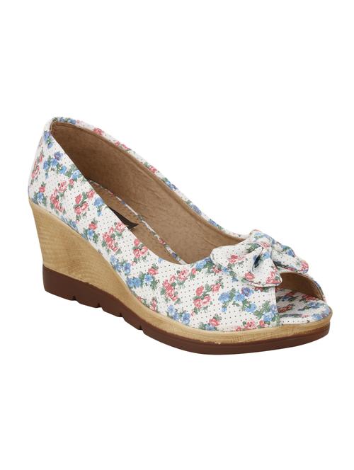 sapatos floral peep toes - 13163691 - Very Small Image - 1