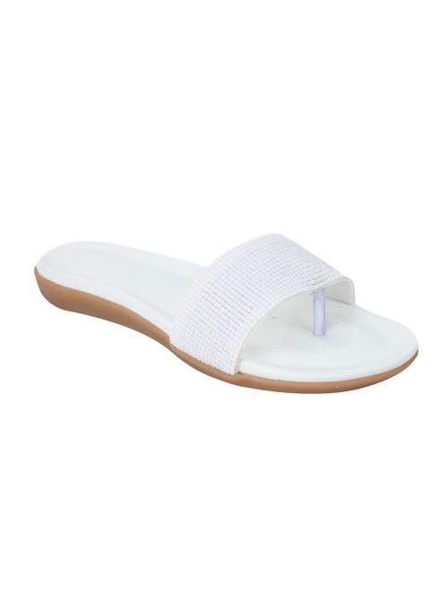 white toe separator  sandal - 13165897 - Very Small Image - 1