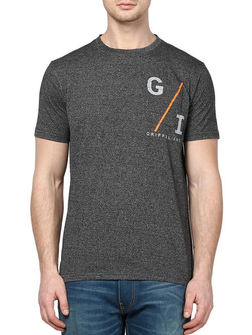 grey cotton printed t-shirt - 13166127 - Very Small Image - 1