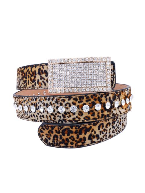 super drool animal crystal studded belt - 13169437 - Very Small Image - 1