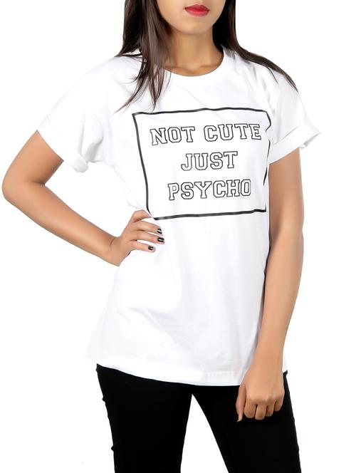 white cotton regular tshirt - 13169443 - Very Small Image - 1