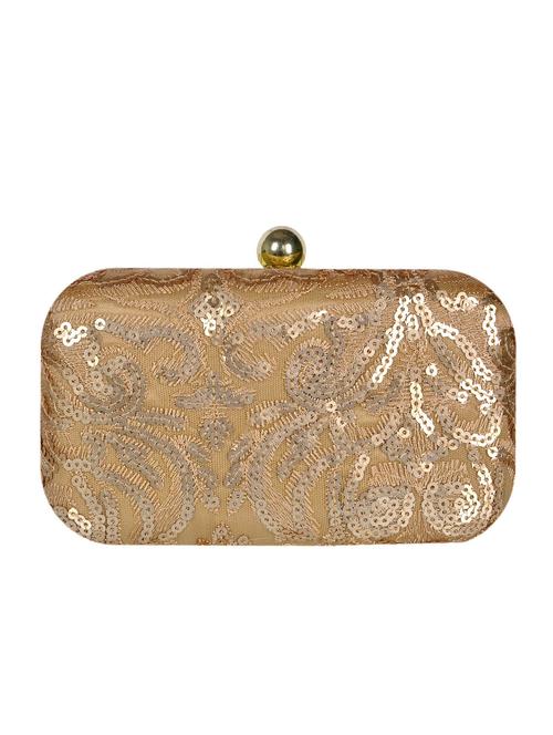 gold cotton clutch - 13172628 - Very Small Image - 1