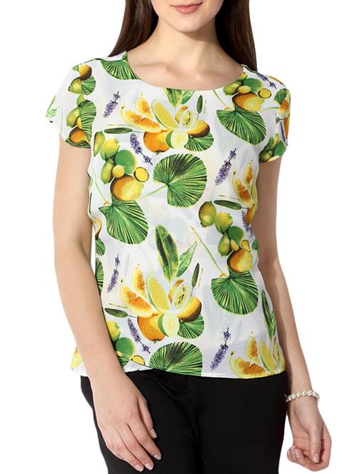 x-line back fruit print top - 13175005 - Very Small Image - 1