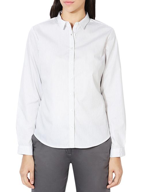 white cotton regular shirt - 13182484 - Very Small Image - 1