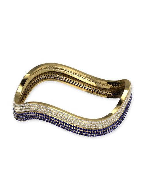 blue silver bangle - 13194289 - Very Small Image - 1