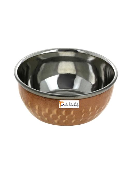 copper serving bowl by prisha india - 13197329 - Very Small Image - 1