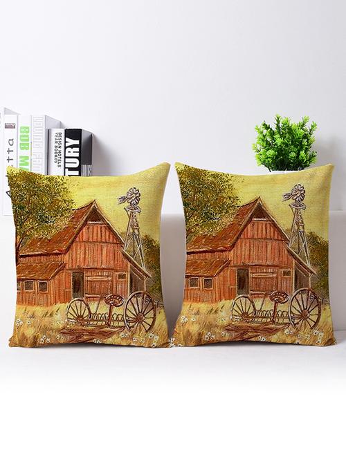 set of 2 vitange collection living room cushion cover - 13200369 - Very Small Image - 1