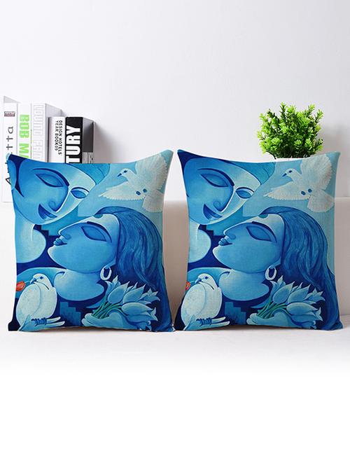 set of 2 vitange collection living room cushion cover - 13200415 - Very Small Image - 1
