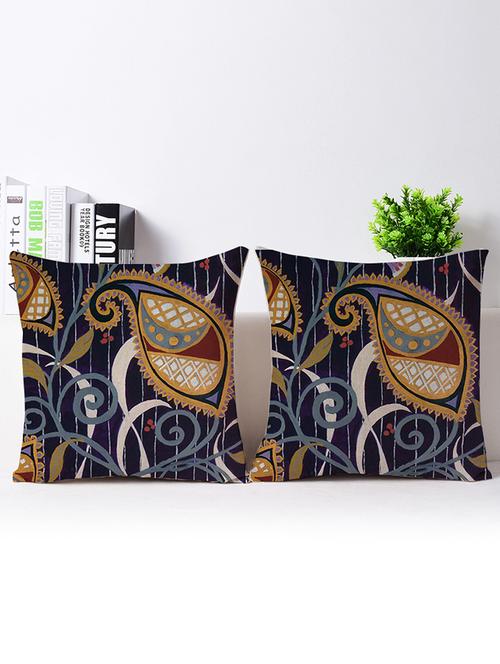 set of 2 vitange collection living room cushion cover - 13200492 - Very Small Image - 1