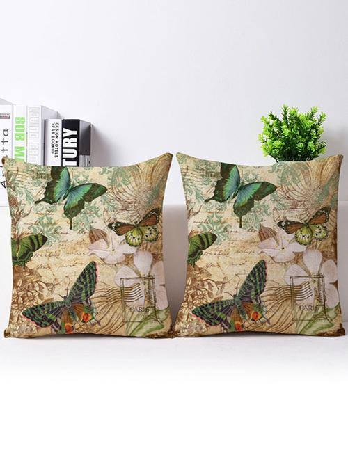 set of 2 vitange collection living room cushion cover - 13200542 - Very Small Image - 1