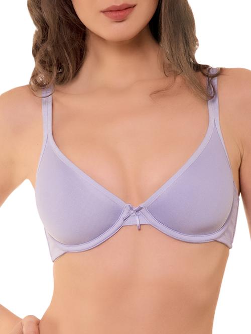 bow patch solid bra - 13206944 - Very Small Image - 1