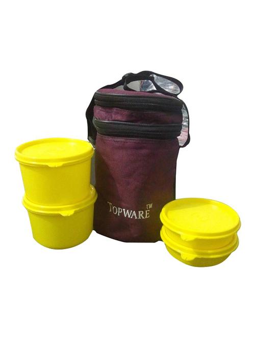 executive 4 containers lunch box - 13210161 - Very Small Image - 1