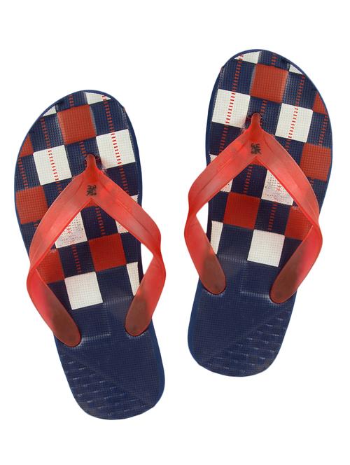 navy pvc slip on flip flops - 13215530 - Very Small Image - 1