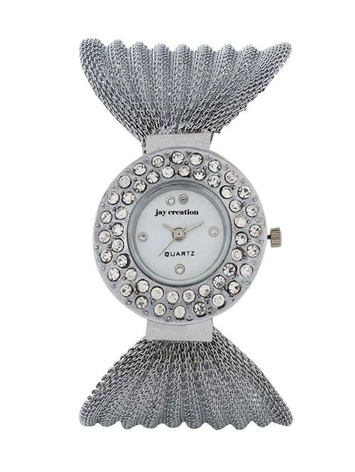 jay creation silver zula belt women's analog watch - 13216062 - Very Small Image - 1