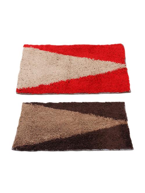 story@home multicolour cotton blend set of 2 doormat - 13216410 - Very Small Image - 1