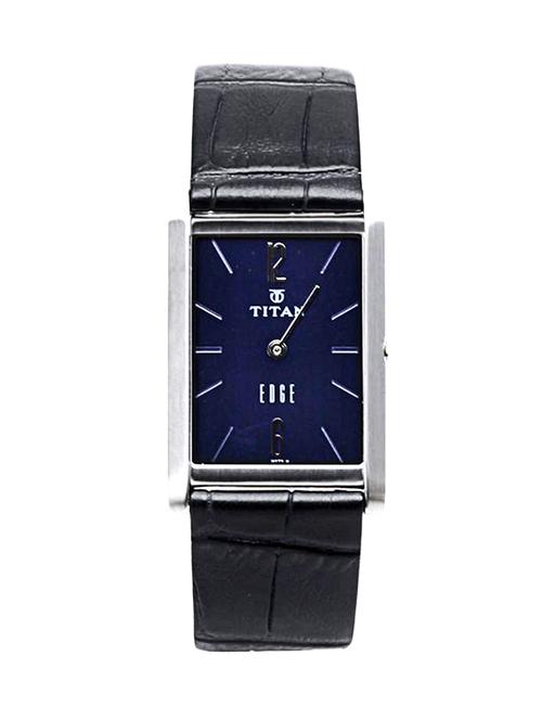titan edge analog blue dial men's watch - nb1043sl11 - 13216775 - Very Small Image - 1