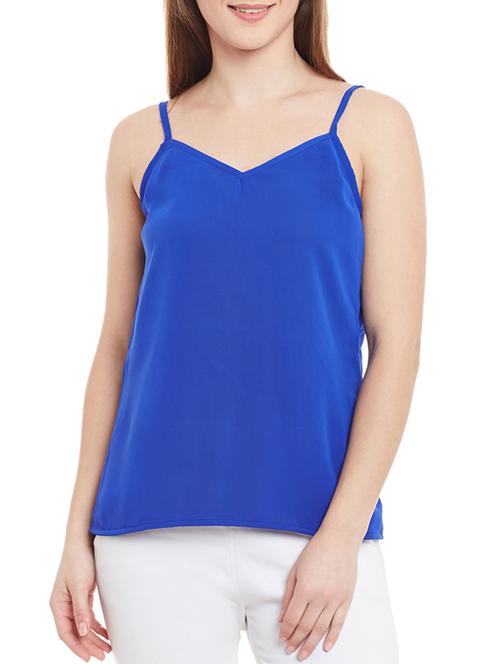 blue georgette top - 13224717 - Very Small Image - 1