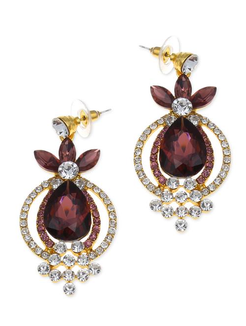 gold stone drop earings - 1322647 - Very Small Image - 1