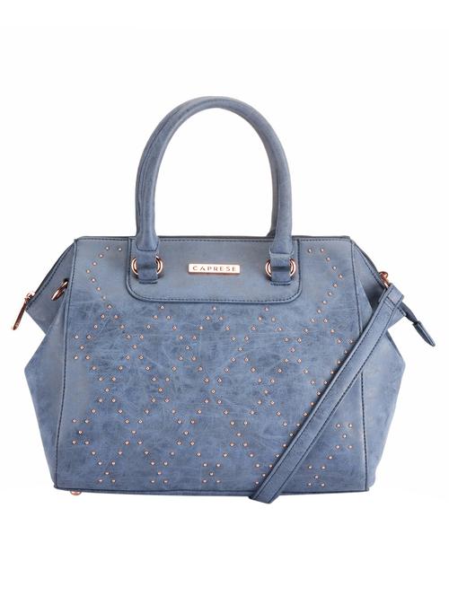 blue leatherette satchel - 13228887 - Very Small Image - 1