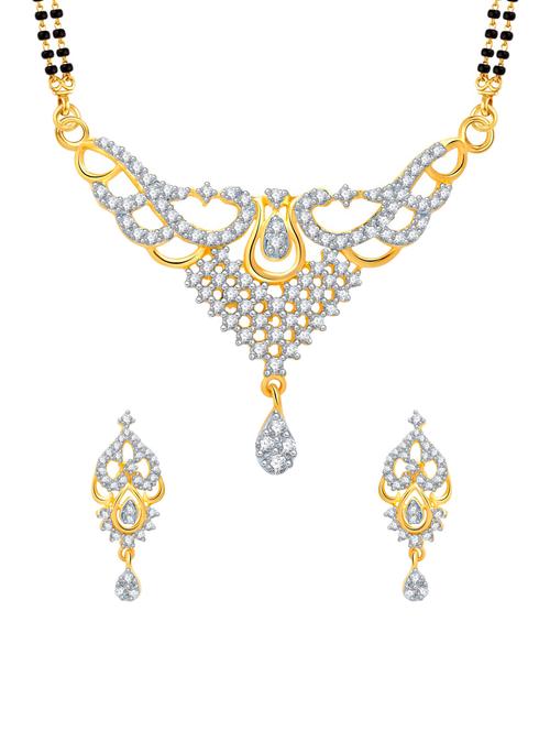 gold metal set mangalsutra - 13231278 - Very Small Image - 1