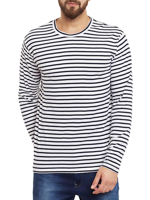 white striped t-shirt - 13242099 - Very Small Image - 1