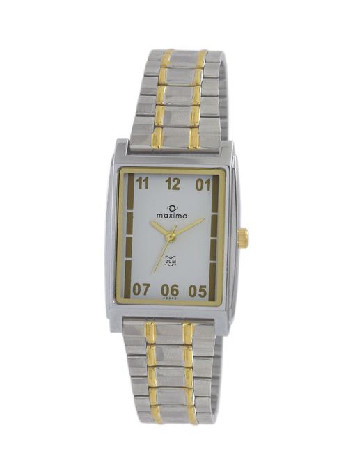 maxima gold collection men's two-tone watch  - 43340cmgt - 13245092 - Very Small Image - 1
