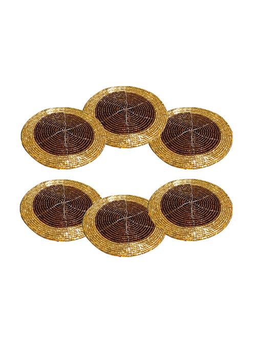 handmade multicolored beaded glass coasters - 13247941 - Very Small Image - 1