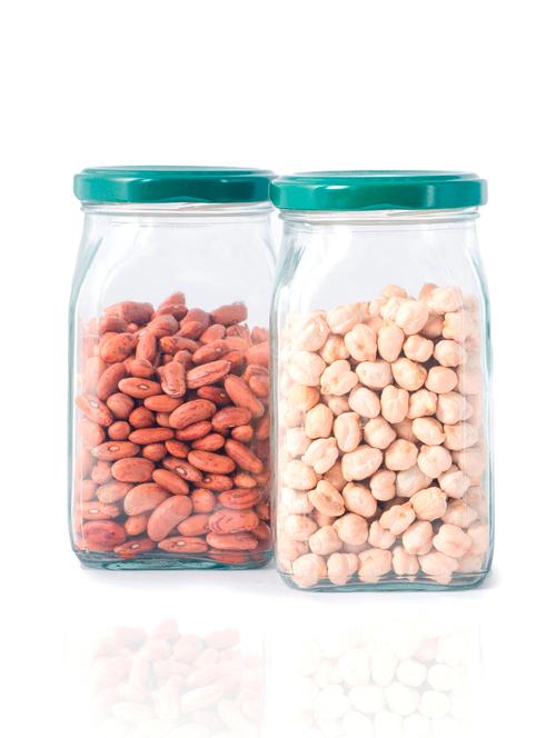 green square glass jar set - 1324843 - Very Small Image - 1