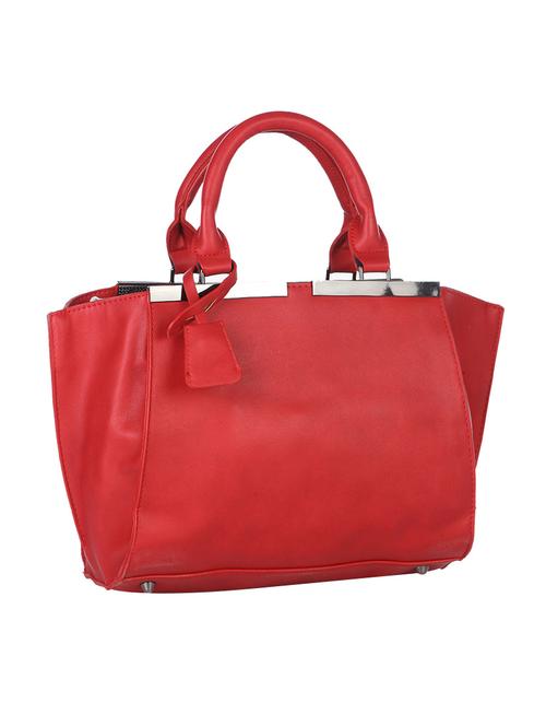 red leatherette  handbag - 13253828 - Very Small Image - 1