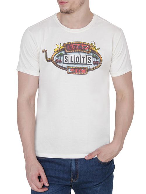 white cotton tshirt - 13254345 - Very Small Image - 1