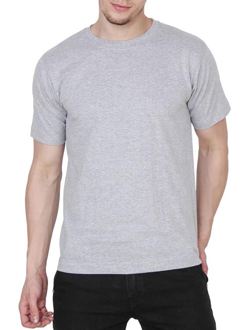 grey cotton tshirt - 13257906 - Very Small Image - 1