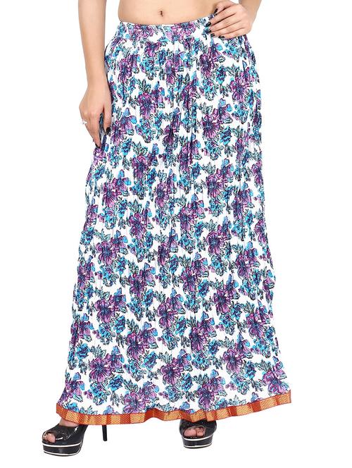 multi colored cotton maxi skirt - 13258842 - Very Small Image - 1