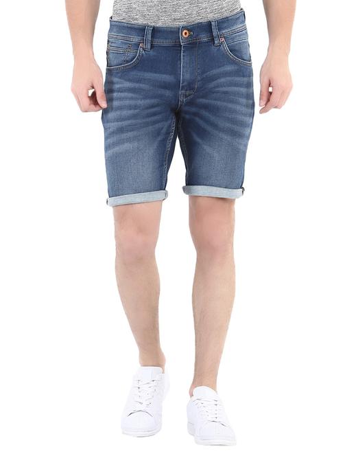 blue denim shorts - 13258912 - Very Small Image - 1