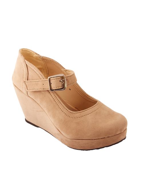 beige ankle strap wedge - 13260671 - Very Small Image - 1
