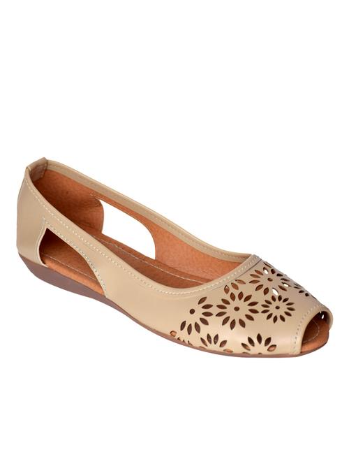 beige faux leather slip on sandals - 13263595 - Very Small Image - 1