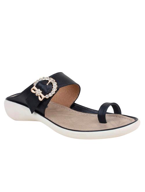 black one toe sandal - 13263606 - Very Small Image - 1