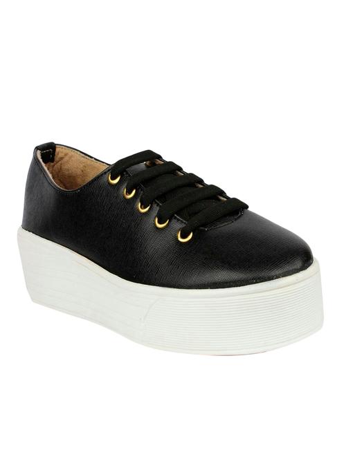 black synthetic plimsolls sneakers - 13263676 - Very Small Image - 1