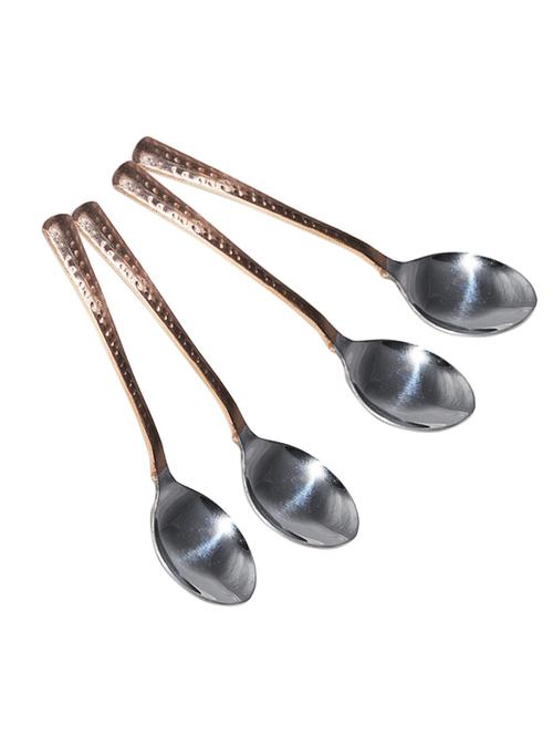 set of 10 copper table spoon - 13266880 - Very Small Image - 1