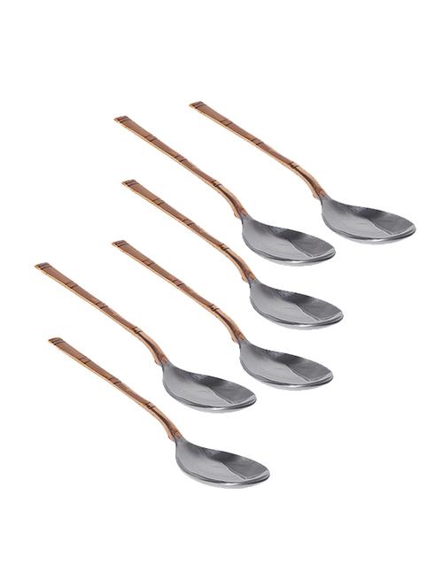 copper table spoon by prisha - 13266900 - Very Small Image - 1