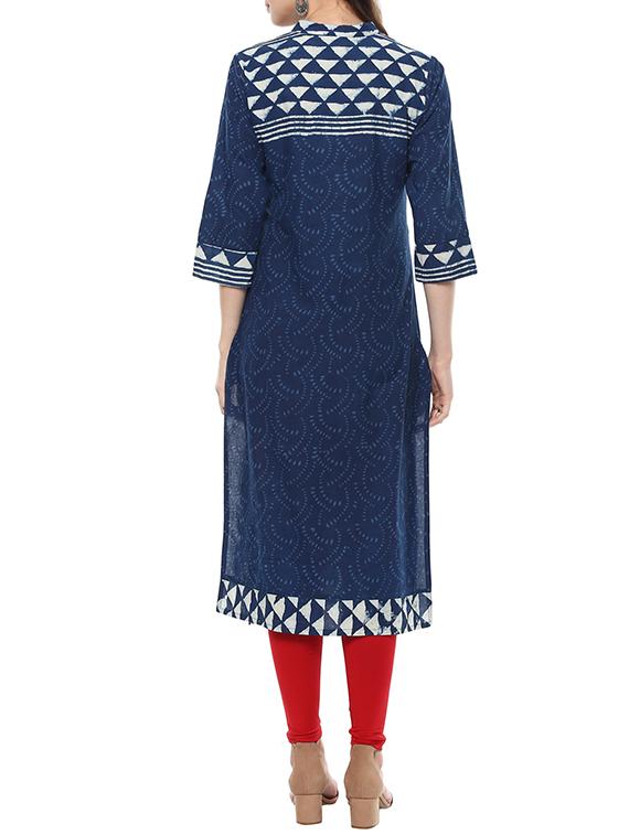 women's straight kurta - 13269315 - Zoom Image - 2