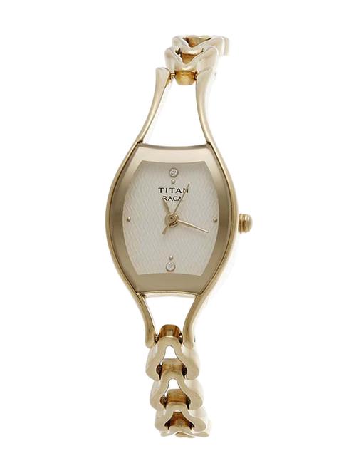 titan raga analog white dial women's watch - nd2331ym02 - 13271348 - Very Small Image - 1