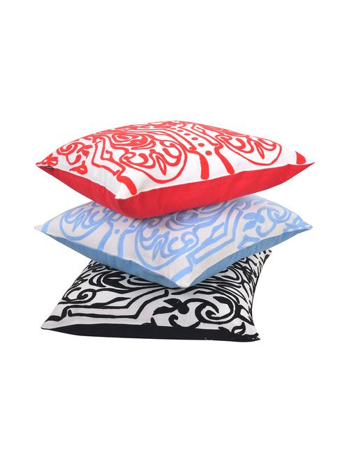 reme set of 3 cotton cushion cover - 13276062 - Very Small Image - 1