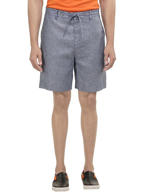 blue cotton shorts - 13278646 - Very Small Image - 1