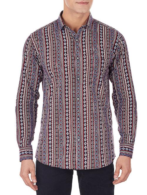 red cotton casual shirt - 13278999 - Very Small Image - 1