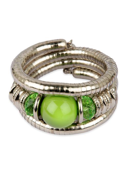 Silver embellished alloy bracelet - 13283565 - Very Small Image - 1