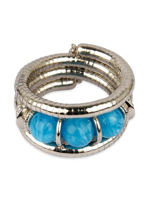 Silver embellished alloy bracelet - 13283652 - Very Small Image - 1