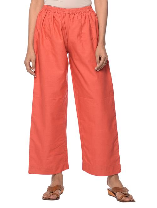 red linen palazzos - 13283816 - Very Small Image - 1