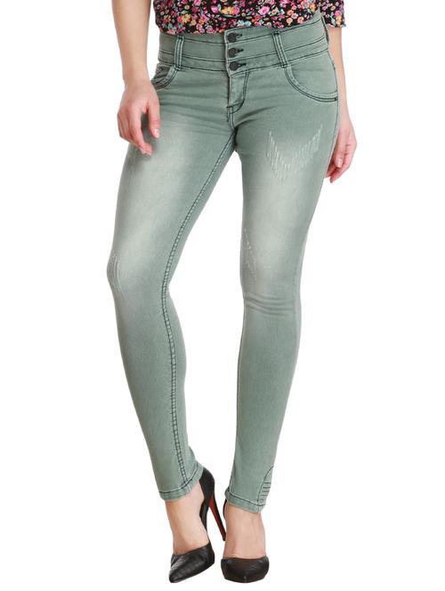 green denim jeans - 13287306 - Very Small Image - 1