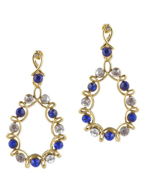 blue stone embellished earrings - 1329055 - Very Small Image - 1